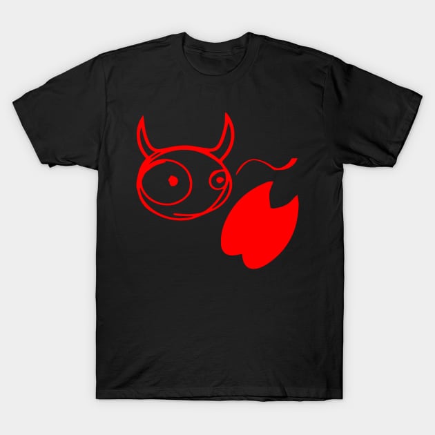 Red Imp T-Shirt by aceofspace